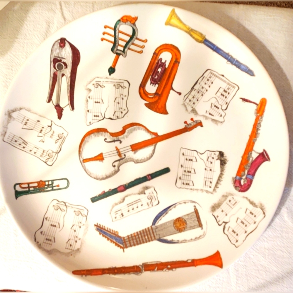 Fornasetti Plates Handmade in Milan, Italy